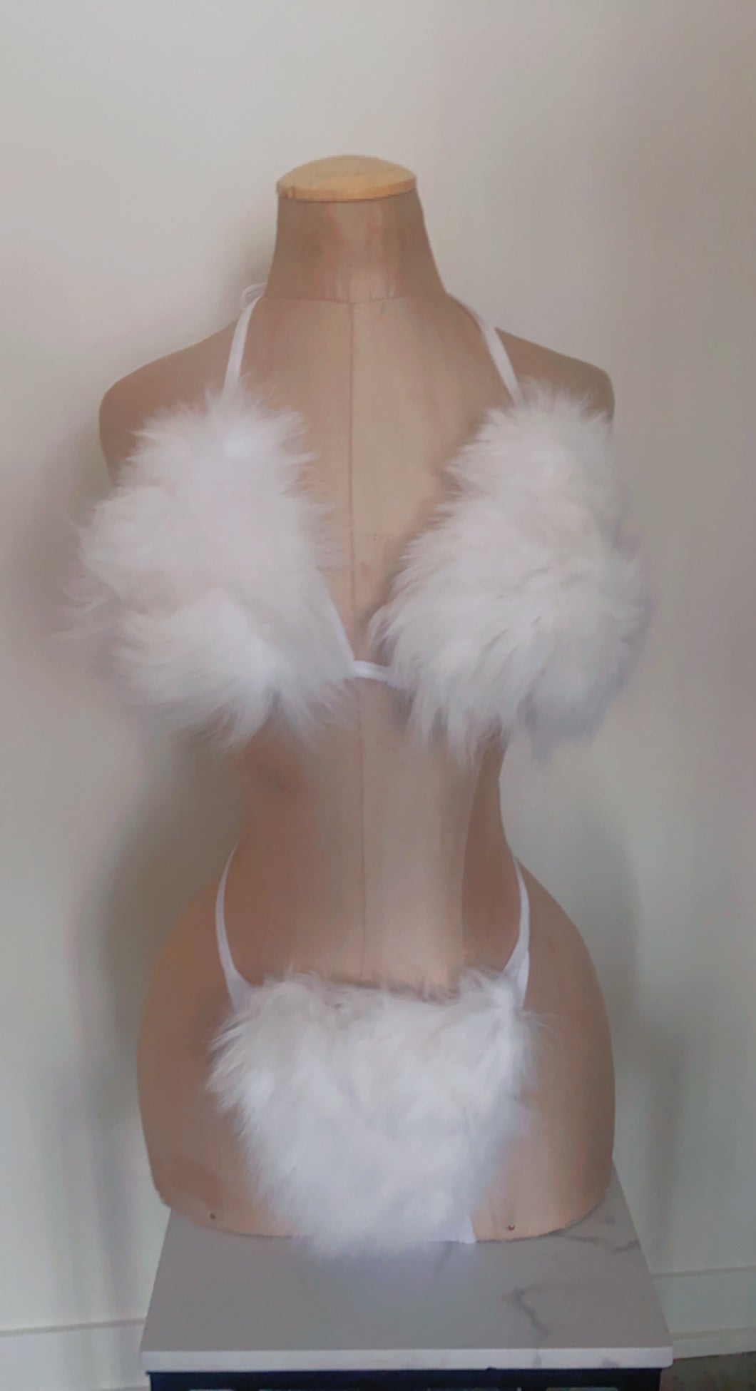 The “Icy” Fluffy Fur Bikini – Nique x Boutique