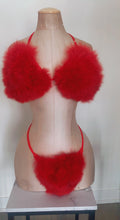 Load image into Gallery viewer, The “Icy” Fluffy Fur Bikini